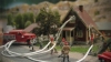 burning house